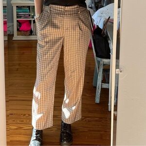 Primark Brown & Blue Trousers